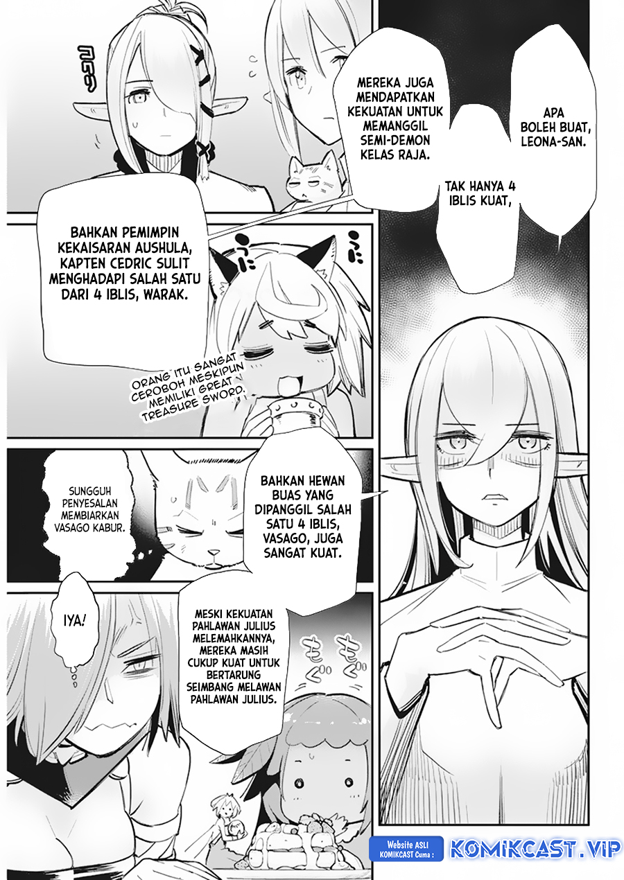 S-Rank Monster no Behemoth Dakedo, Neko to Machigawarete Erufu Musume no Kishi (Pet) Toshite Kurashitemasu Chapter 55 Bahasa Indonesia
